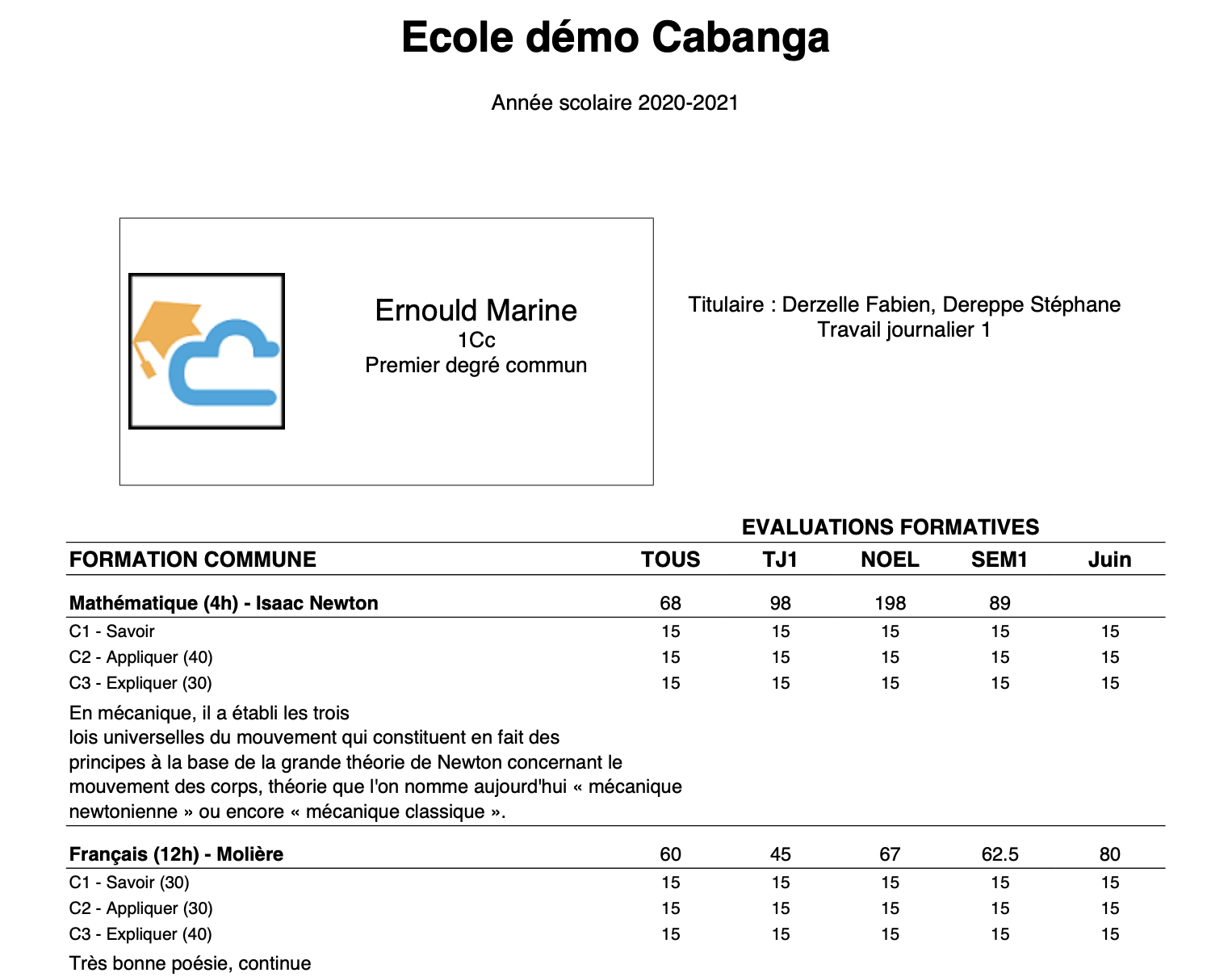 par défaut